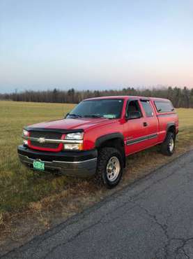 2004 Chevy Silverado 2500hd ex-cab , low miles , with Curtis 8’ plow... for sale in Peru, NY