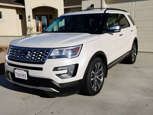 2016 Ford Explorer Platinum - cars & trucks - by owner - vehicle... for sale in Cottonwood, CA