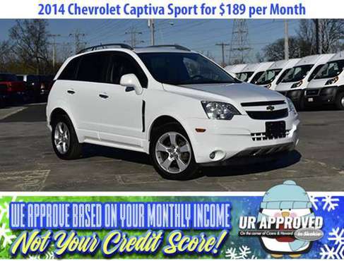 Get a 2014 Chevrolet Captiva Sport for $189/mo BAD CREDIT NO PROBLEM... for sale in Chicago, IL