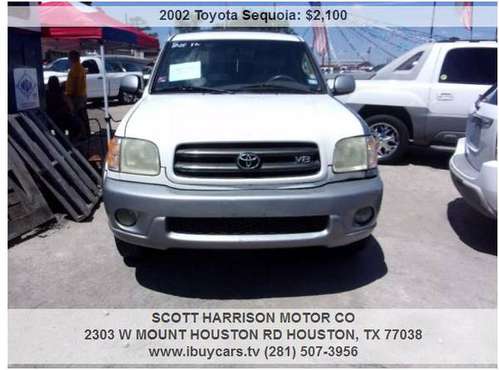 2002 Toyota Sequoia SR5 2WD 4dr SUV 257473 Miles for sale in Houston, TX