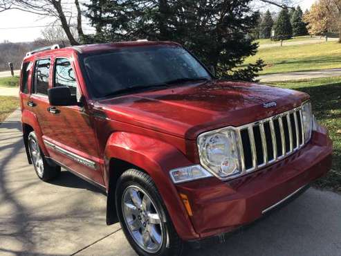 Red 2010 Jeep Liberty Limited 4X4 (114,000 Miles) - cars & trucks -... for sale in Dallas Center, IA