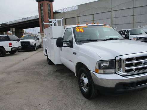 2004 Ford F-350 XL Super Duty Dually Utility Bed 40K - cars & trucks... for sale in Olathe, MO