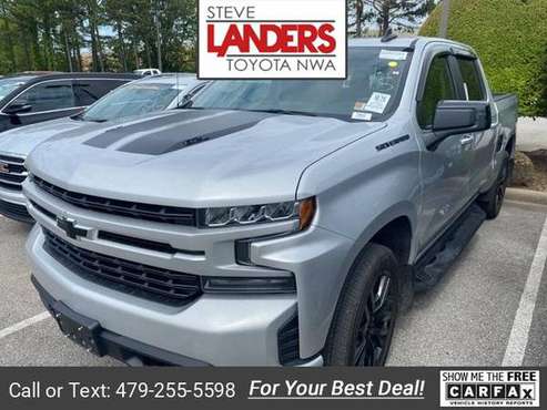 2020 Chevy Chevrolet Silverado 1500 RST pickup Silver Ice Metallic for sale in ROGERS, AR