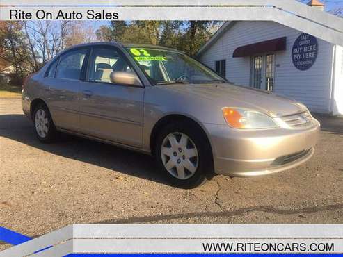2002 Honda Civic EX - cars & trucks - by dealer - vehicle automotive... for sale in Jackson, MI
