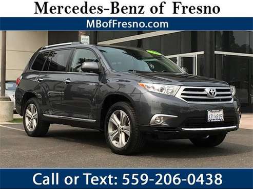 2013 Toyota Highlander Limited AWD With LOW MILES - cars & trucks -... for sale in Fresno, CA
