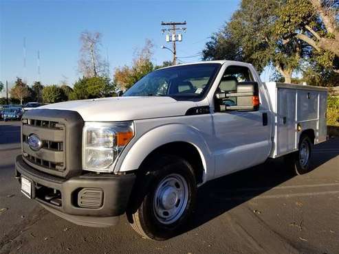 2014 Ford F250 Utility 6.2L V8 with enclosed Utility box! - cars &... for sale in Santa Ana, CA