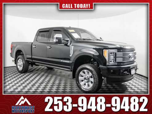 Lifted 2018 Ford F-350 Platinum 4x4 - - by dealer for sale in PUYALLUP, WA