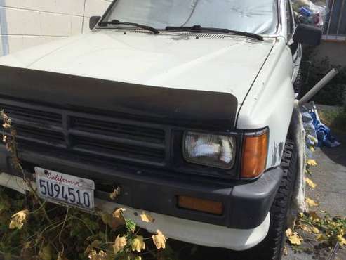 88 Toyota 4x4 one owner 4 cyl fuel injected - - by for sale in Escondido, CA