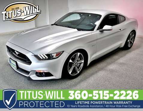 2015 Ford Mustang GT Coupe 🆓Lifetime Powertrain Warranty for sale in Olympia, WA