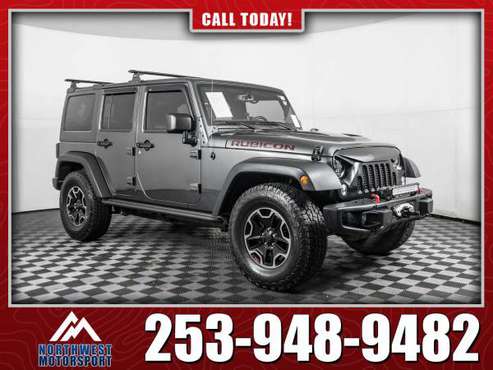 2016 Jeep Wrangler Unlimited Rubicon 4x4 - - by for sale in PUYALLUP, WA