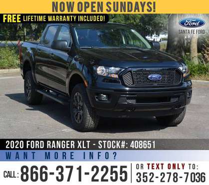*** 2020 Ford Ranger XLT *** SAVE Over $3,000 off MSRP! - cars &... for sale in Alachua, GA