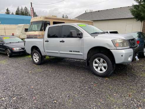 2010 Nissan Titan 4WD Crew Cab SWB PRO-4X with Pwr windows -inc:... for sale in Sweet Home, OR