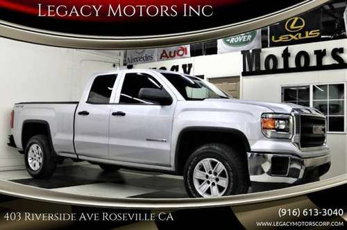 2014 GMC SIERRA 1500 SLE DOUBLE CAB 4X4 V6 AUTOMATIC CLEAN title for sale in Roseville, CA