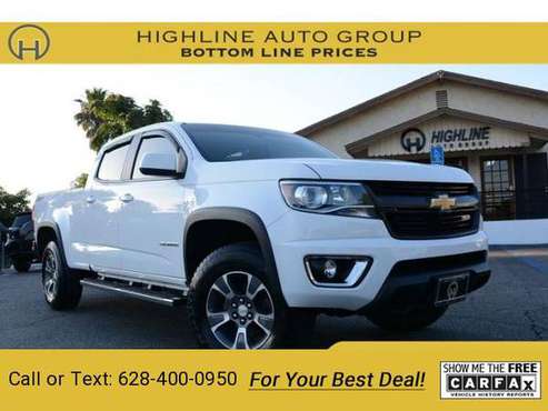 2016 Chevy Chevrolet Colorado Z71 4WD pickup Summit White for sale in Montclair, CA