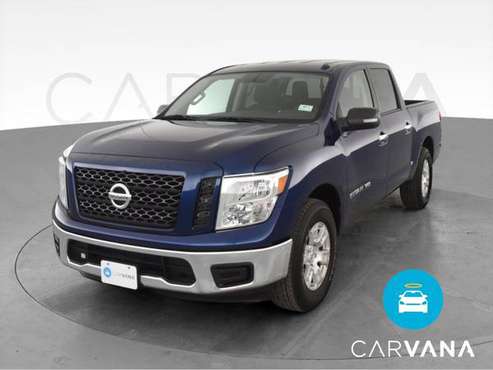 2019 Nissan Titan Crew Cab SL Pickup 4D 5 1/2 ft pickup Blue -... for sale in Lewisville, TX