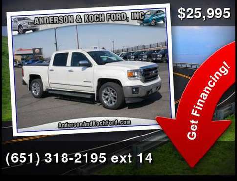 2015 GMC Sierra 1500 SLT Anderson & Koch Ford - - by for sale in North Branch, MN