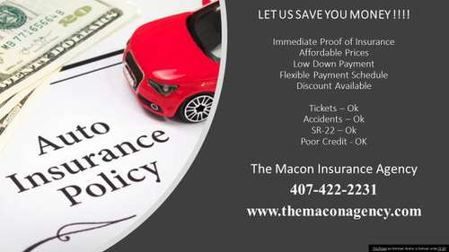 Cheap Auto Insurance - - by dealer - vehicle for sale in Orlando, FL