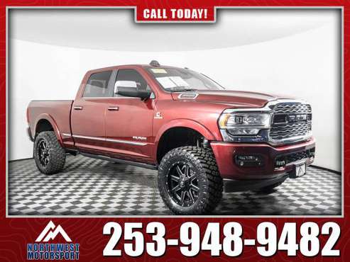 Lifted 2019 Dodge Ram 3500 Limited 4x4 - - by dealer for sale in PUYALLUP, WA