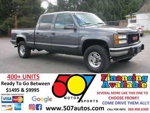 1999 GMC Sierra 2500 Crew Cab 4dr 154 5 WB 4WD - - by for sale in Roy, WA