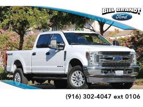 2019 Ford Super Duty F-250 truck XLT 4D Crew Cab (White) for sale in Brentwood, CA