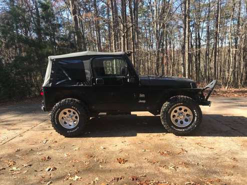 2003 Jeep Wrangler Sahara 4x4 - cars & trucks - by owner - vehicle... for sale in Canton, GA