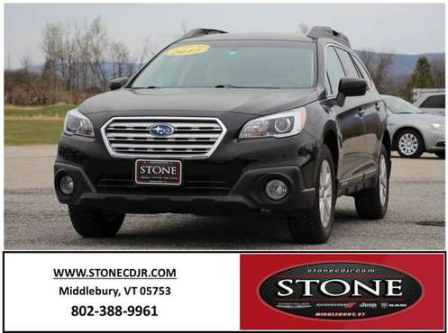 2017 SUBARU OUTBACK 2 5i PREMIUM AWD - - by dealer for sale in Middlebury, VT