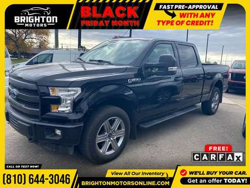 2017 Ford F-150 XLT 4WD!Crew Cab FOR ONLY $469/mo! - cars & trucks -... for sale in Brighton, MI
