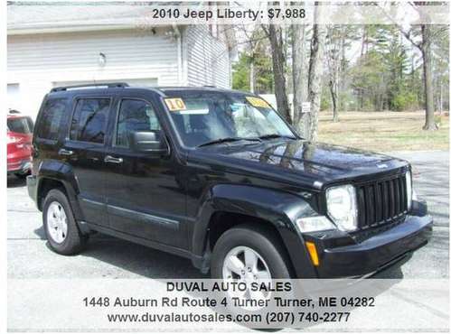 2010 Jeep Liberty Sport 4x4 4dr SUV 100742 Miles for sale in Turner, ME