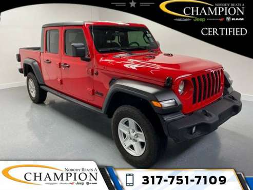 2020 Jeep Gladiator 4WD 4D Crew Cab/Truck Sport for sale in Indianapolis, IN