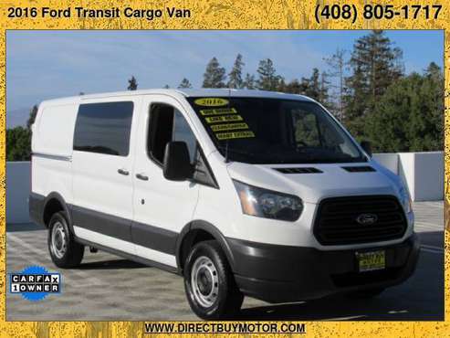 2016 Ford Transit Cargo Van T-250 130 Low Rf 9000 GVWR Sliding RH Dr for sale in San Jose, CA