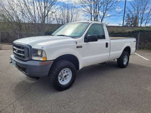 2003 Ford F-250 Regular Cab Long Bed XL Model 4X4 Work Truck - cars for sale in Kent, WA