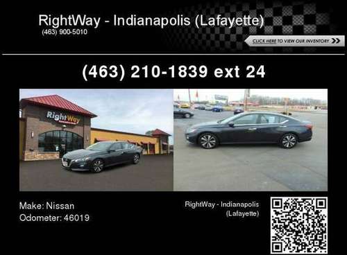 2019 Nissan Altima 2 5 SL - - by dealer - vehicle for sale in Inidanapolis, IN