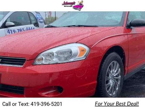 2006 Chevy Chevrolet Monte Carlo LT 3 5L sedan Red for sale in Mansfield, OH