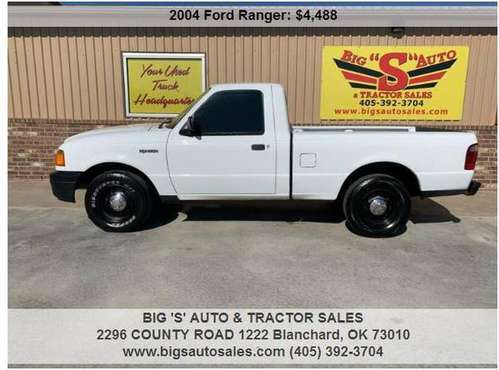 2004 FORD RANGER XL! SINGLE CAB! 3.0L V6 GAS!!! - cars & trucks - by... for sale in Blanchard, OK