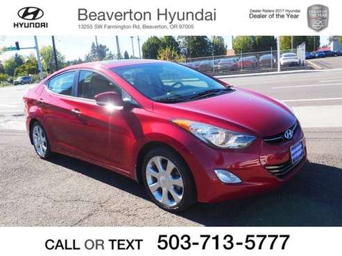 2013 Hyundai Elantra Limited - cars & trucks - by dealer - vehicle... for sale in Beaverton, OR