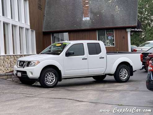 2016 Nissan Frontier SV Crew Cab Long Bed Automatic White 44K Miles for sale in Belmont, VT