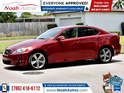 2013 Lexus IS 250 BaseSedan PRICED TO SELL! - - by for sale in Hollywood, FL
