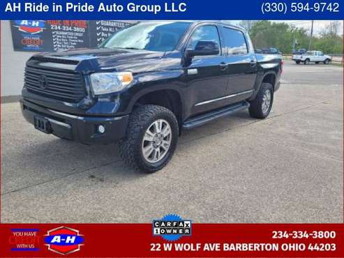 2014 TOYOTA TUNDRA CREWMAX PLATINUM - - by dealer for sale in Barberton, OH