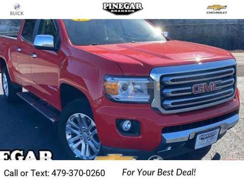 2015 GMC Canyon 4WD SLT pickup Red - cars & trucks - by dealer -... for sale in Branson, AR