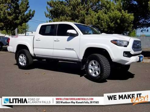 2017 Toyota Tacoma 4x4 4WD Truck TRD Sport Double Cab 5 Bed V6 Crew for sale in Klamath Falls, OR