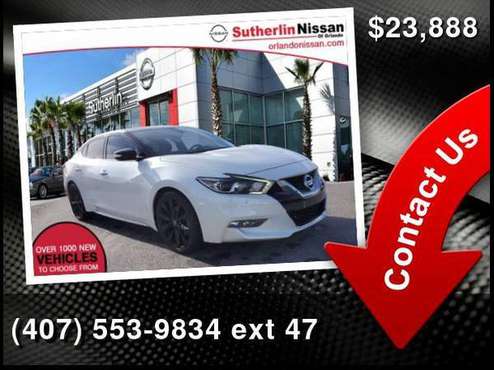 2017 Nissan Maxima Sr - cars & trucks - by dealer - vehicle... for sale in Orlando, FL