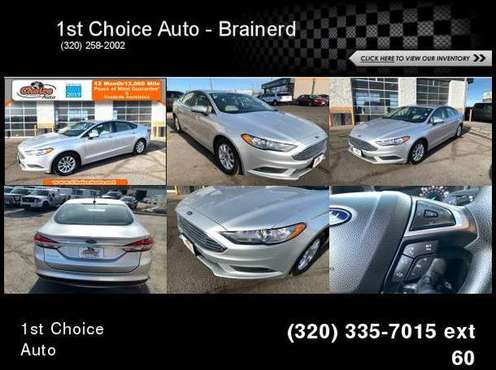 2017 Ford Fusion S 799 DOWN DELIVER S ! - - by dealer for sale in ST Cloud, MN