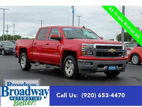 2015 Chevrolet Silverado 1500 truck LT - Chevrolet Victory Red for sale in Green Bay, WI
