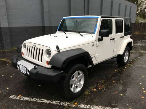 2010 Jeep Wrangler Unlimited 4WD Sahara 4x4 4dr SUV - cars & trucks... for sale in Lynnwood, WA