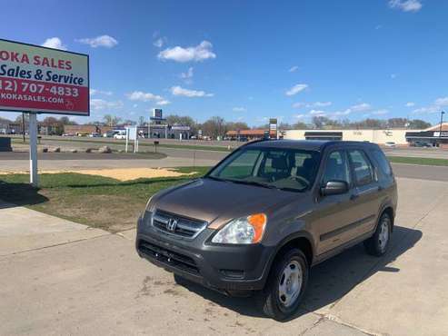 2002 Honda CR-V LX All Wheel Drive Clean - - by dealer for sale in Osseo, MN