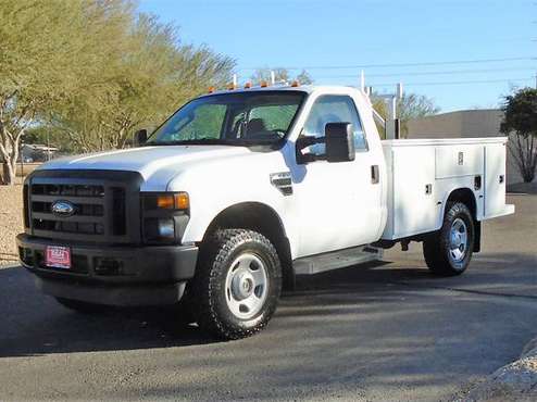 2009 FORD F350 XL 4X4 SERVICE BODY UTILITY BED WORK TRUCK LOW MILES... for sale in Phoenix, AZ