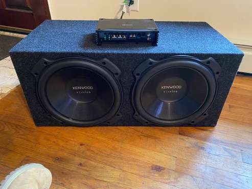 Kenwood 12” Subs With Kenwood 500 Watt Amp - cars & trucks - by... for sale in Hauppauge, NY