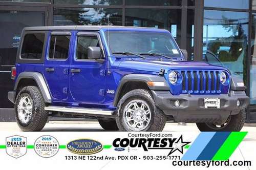 2018 Jeep Wrangler Unlimited 4x4 4WD SUV Sport S Convertible - cars for sale in Portland, OR