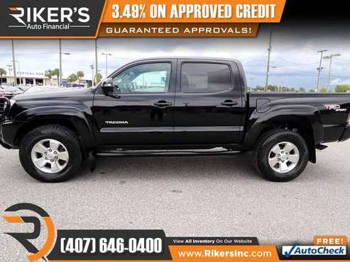 $219/mo - 2013 Toyota Tacoma PreRunner V6 Crew Cab - 100 Approved! -... for sale in Kissimmee, FL