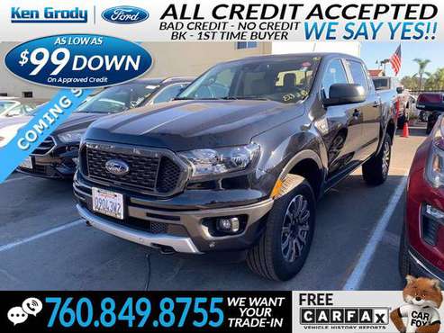 2019 Ford Ranger XLT - cars & trucks - by dealer - vehicle... for sale in Carlsbad, CA